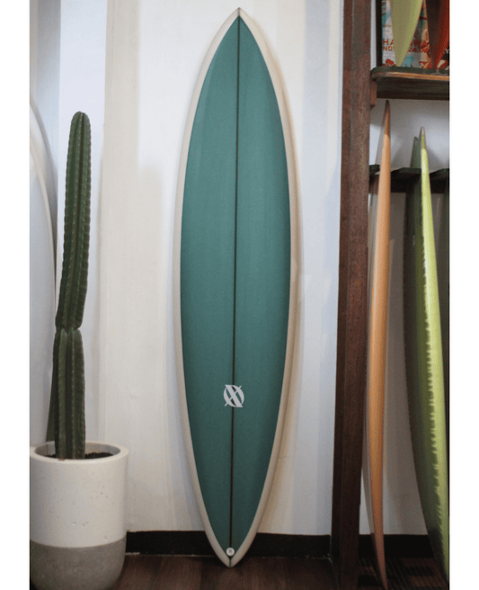 6'9 SILHOUETTE SINGLE FIN MUTED TURQUOISE