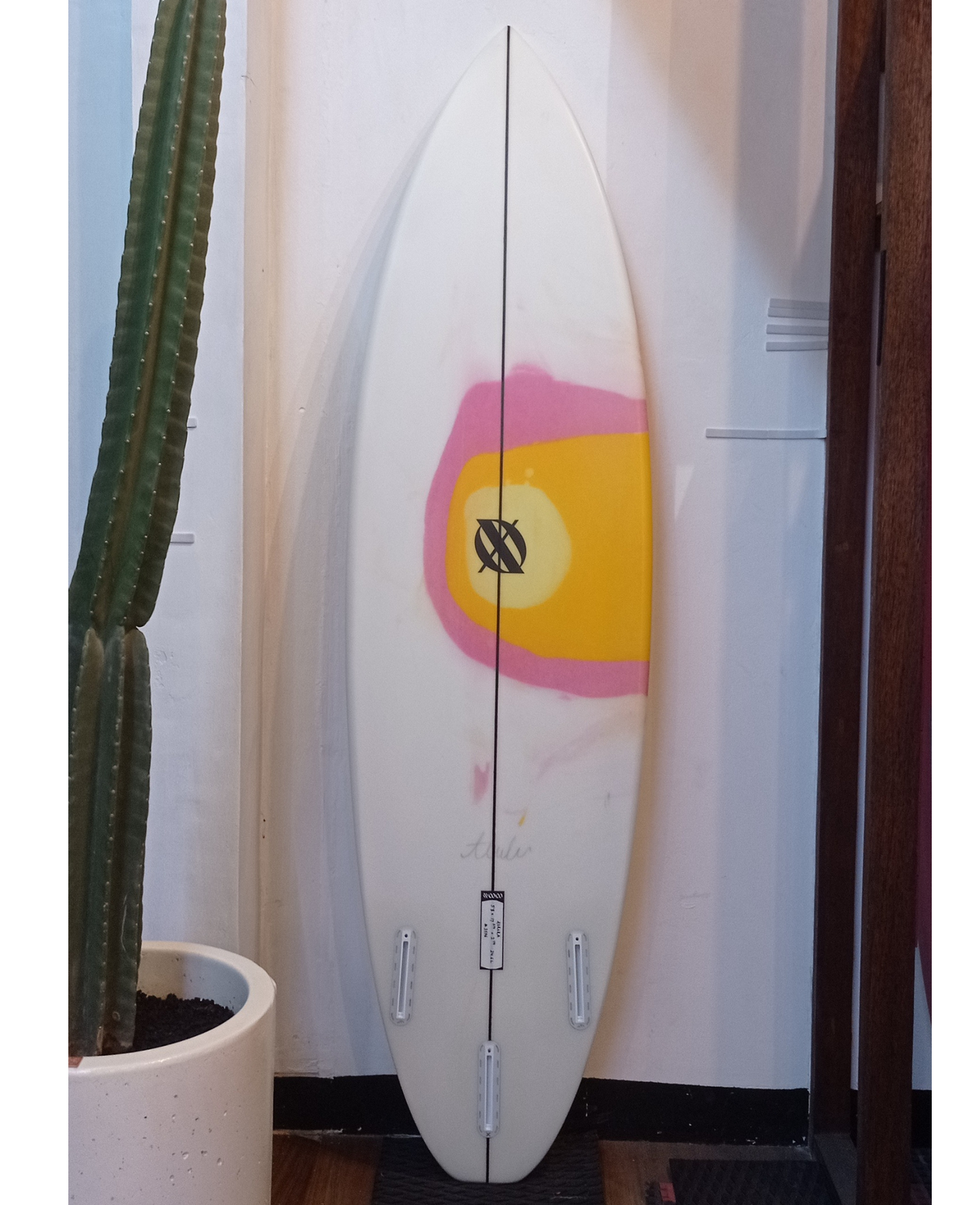 5'8 XOCOCO AURORA LIGHT ORANGE ABSTRACT