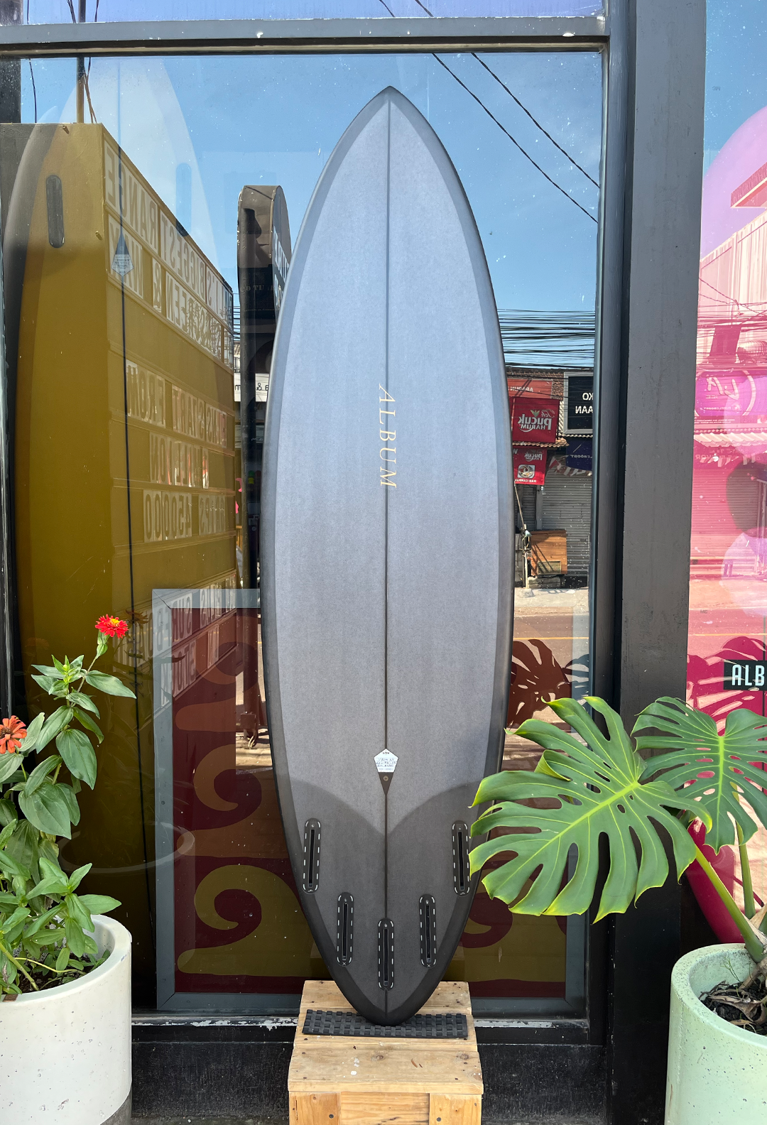 6'2 VBSM ROUND TAIL GUN METAL GRAY