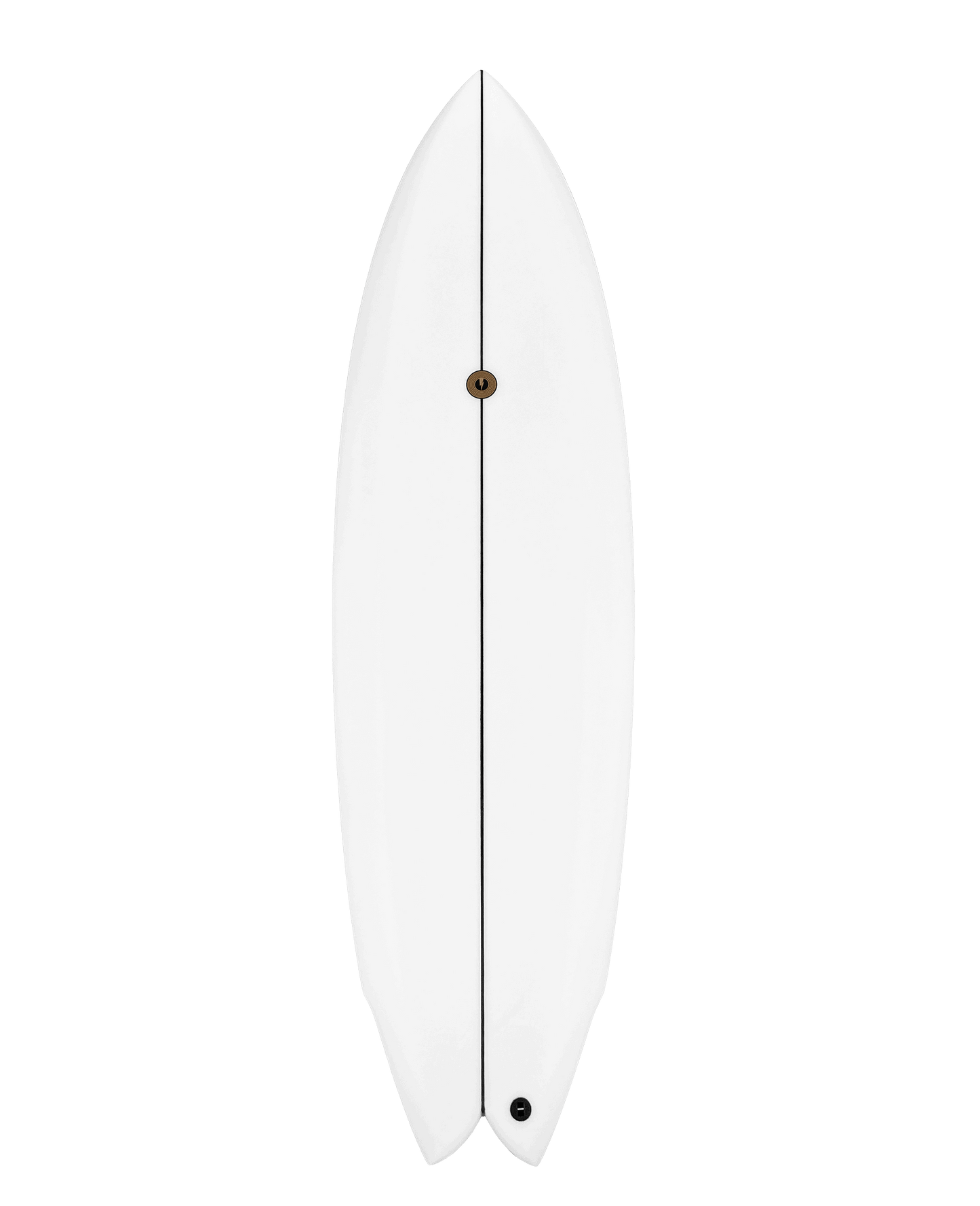 5'7 TWINSMAN SRINGERED EPOXY CLEAR