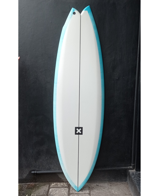 5'11 TWINSMAN ASYM GOOFY BLUE ABSTRACT