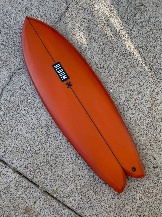 5'3 ALBUM PLASMIC SWALLOW TAIL ORANGE TINT