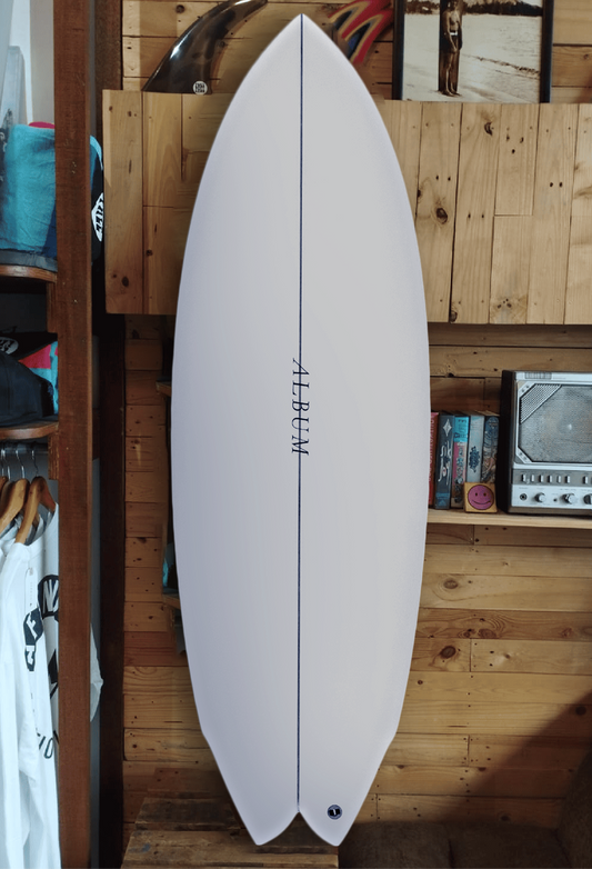 5'5 TWINSMAN WHITE CLEAR PU