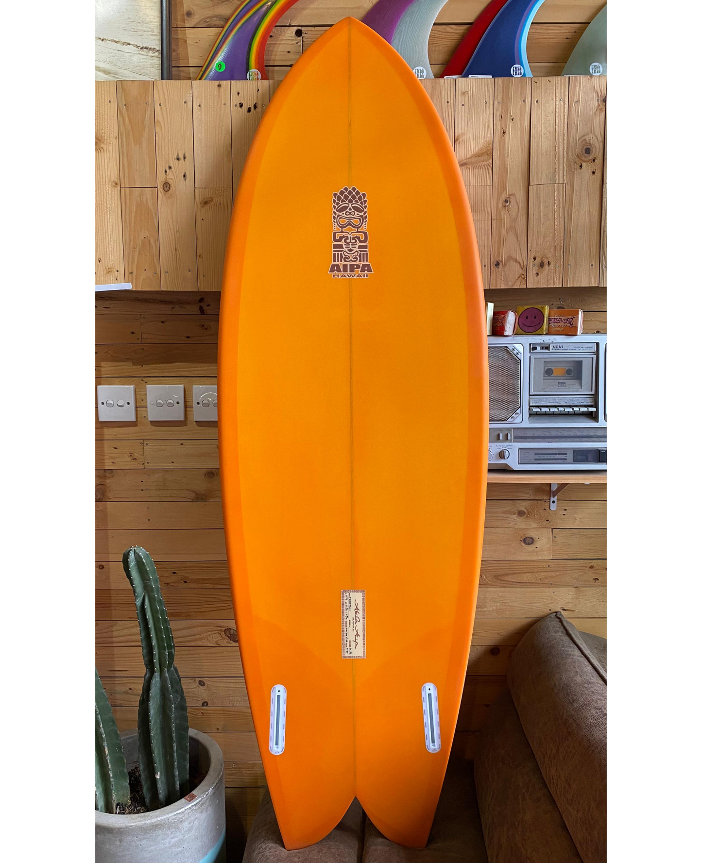 5'9 AKILA AIPA RETRO FISH 2 FINS