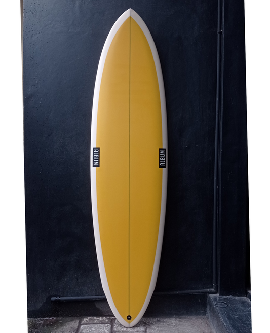 6'6 LUCENT YELLOW TAN ABSTRACT