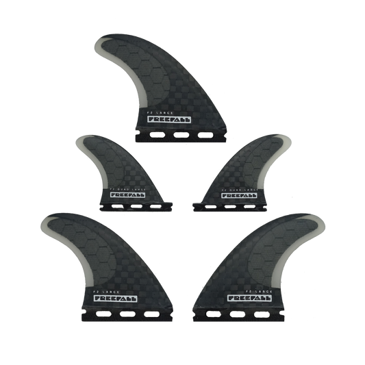 F2 CARBON LARGE QUAD 5 FINS