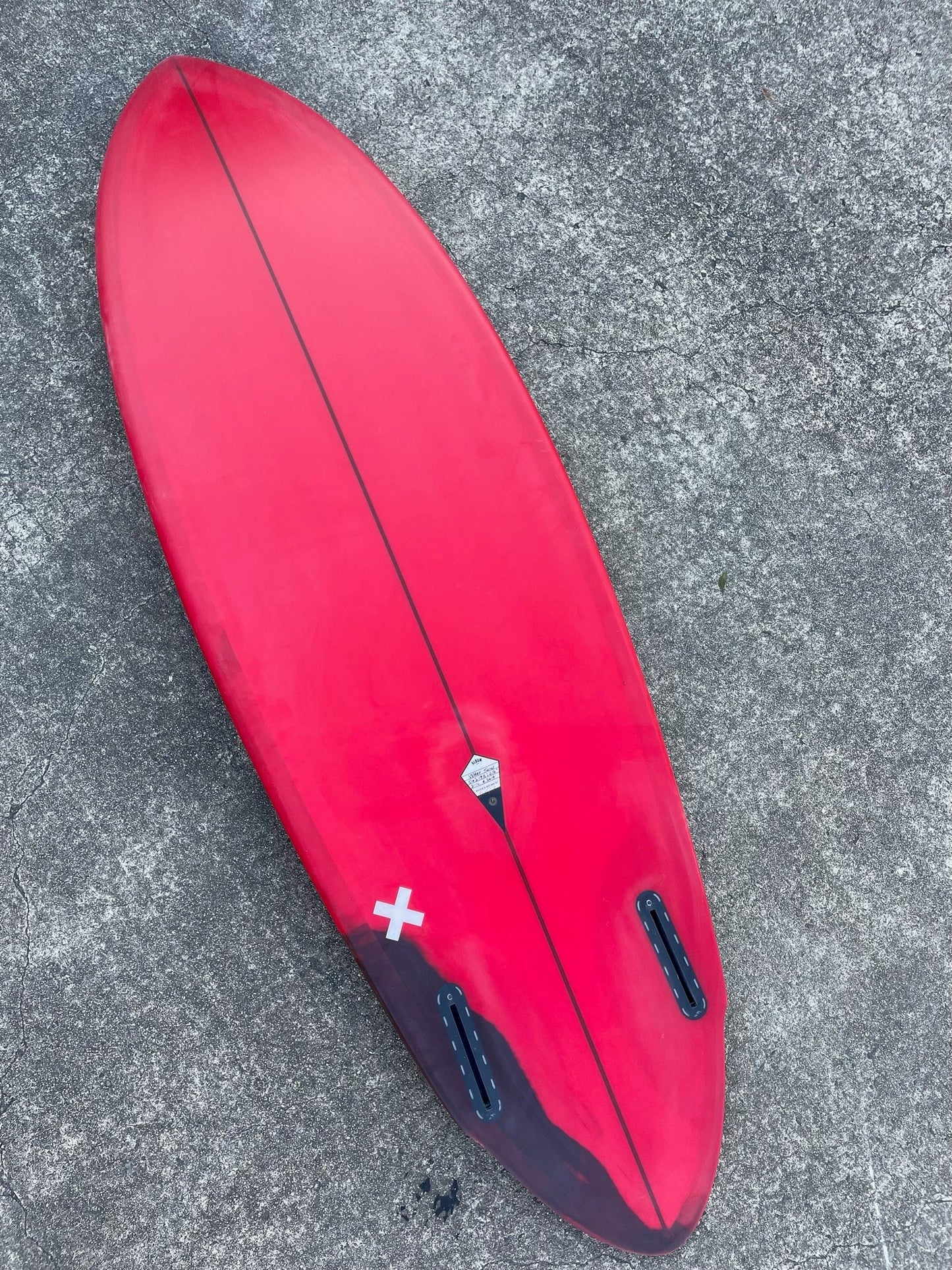 6'0 ALBUM WRAP TWIN RED BLACK ABSTRACT