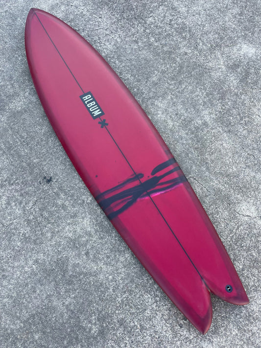 6'8 ALBUM MOONSTONE RED WINE ABSTRACT