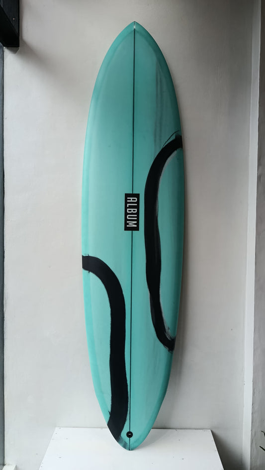 6'6 LUCENT SEAFOAM ABSTRACT