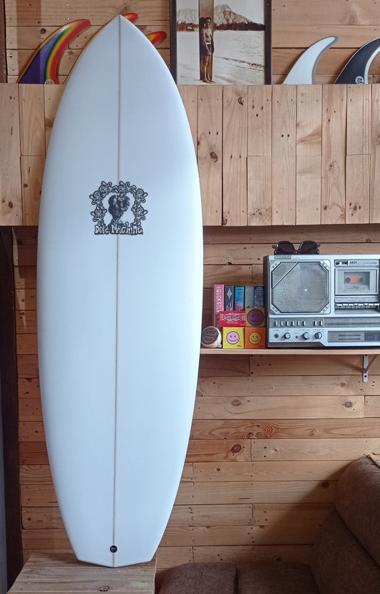 5'6 DOPE MACHINE WHITE CLEAR