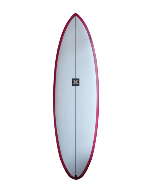 5'7 BOM DIA ABSTRACT MAROON TINT