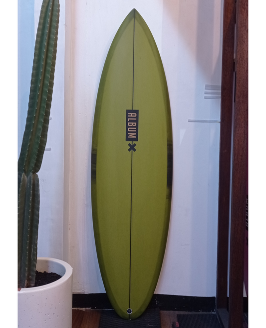 5'8 ALBUM VBSM ROUND OLIVE GREEN