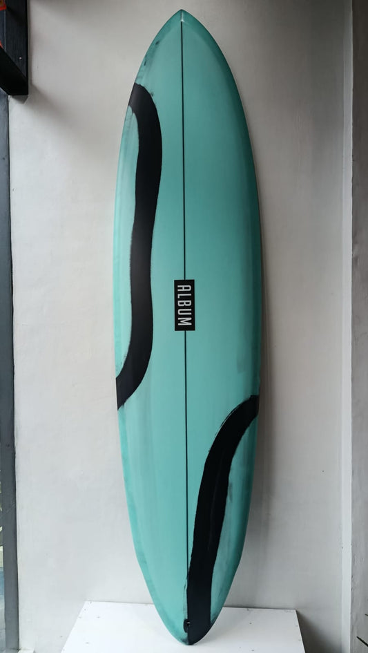 7'0 LUCENT SEAFOAM ABSTRACT