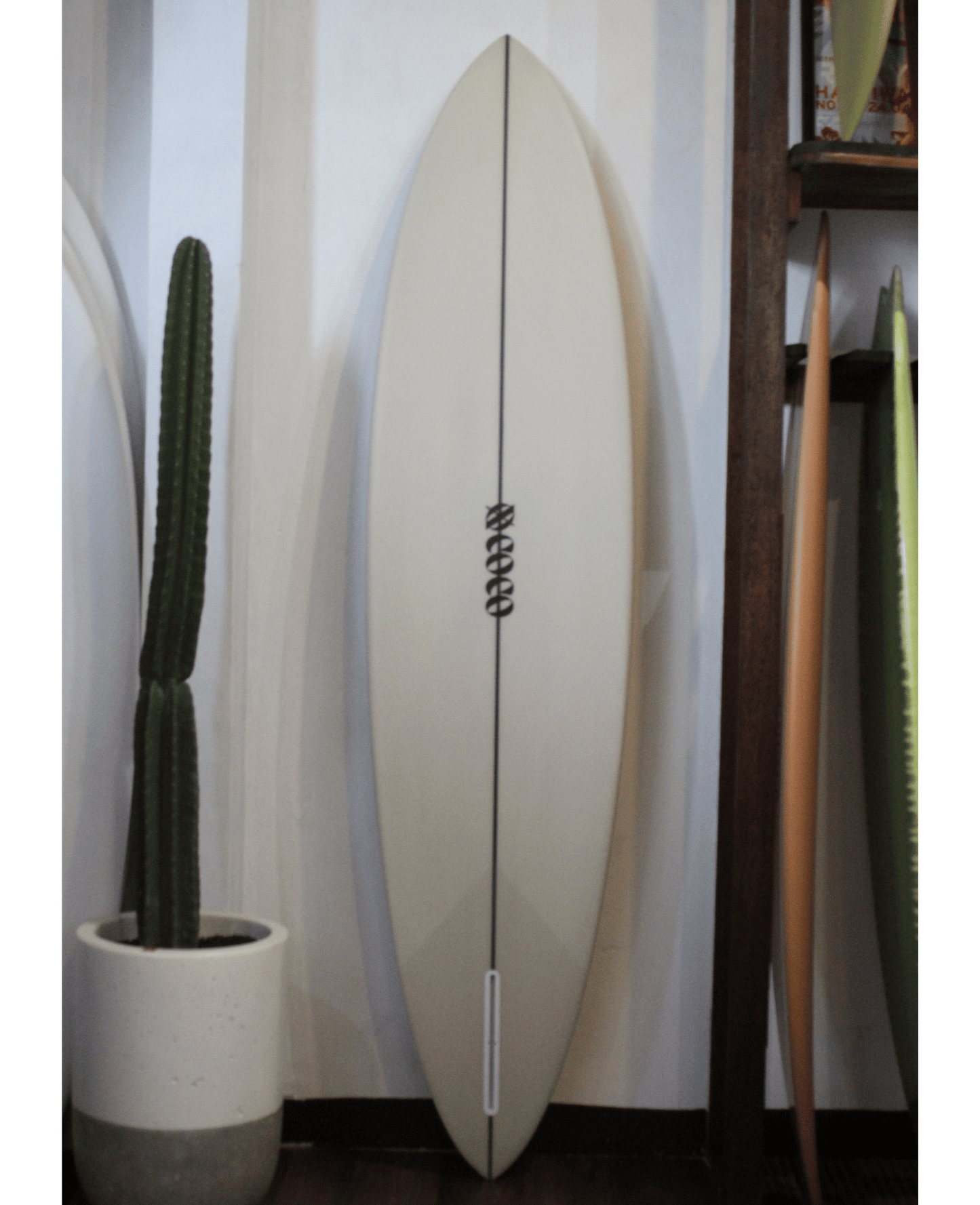 6'9 SILHOUETTE SINGLE FIN MUTED TURQUOISE