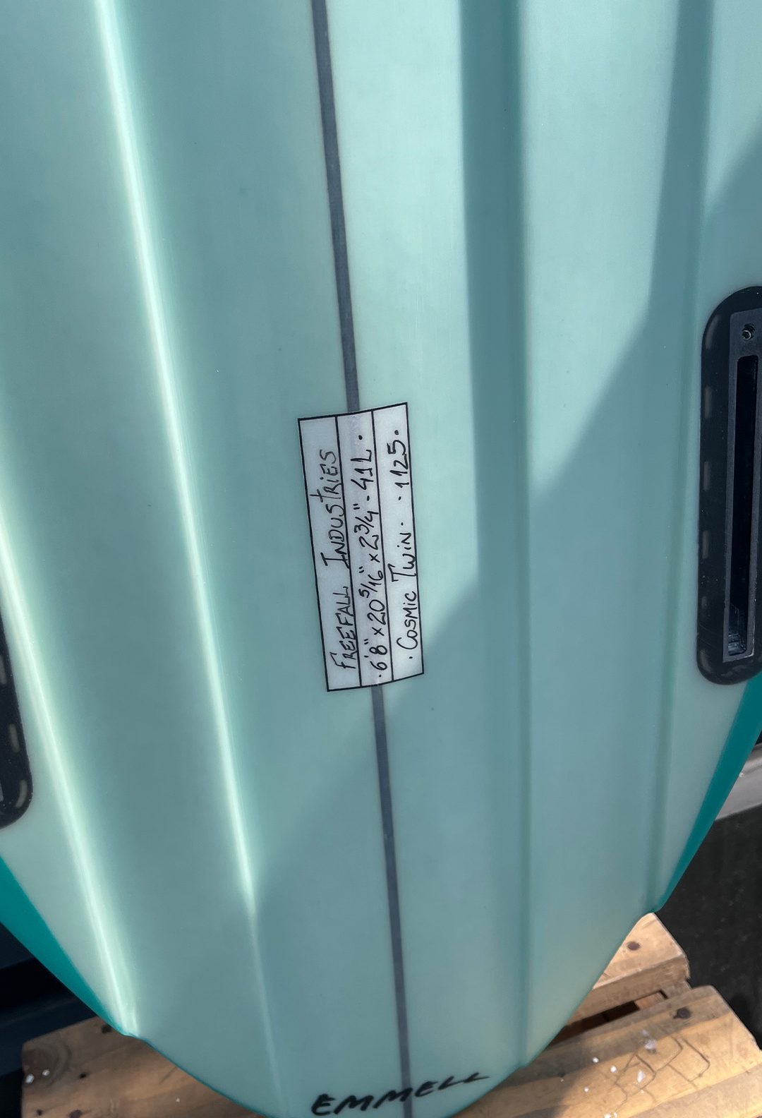 6'8 COSMIC TWIN TOSCA SEAFOAM CHANNEL (ungasan)