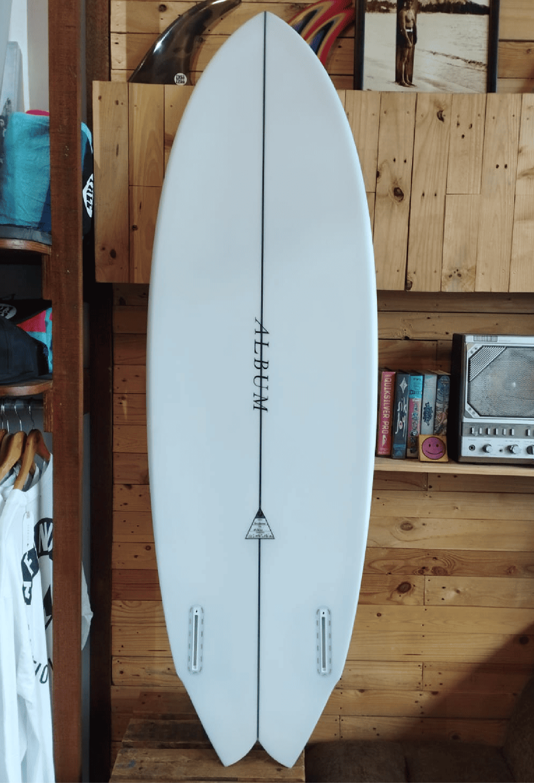 5'5 TWINSMAN WHITE CLEAR PU