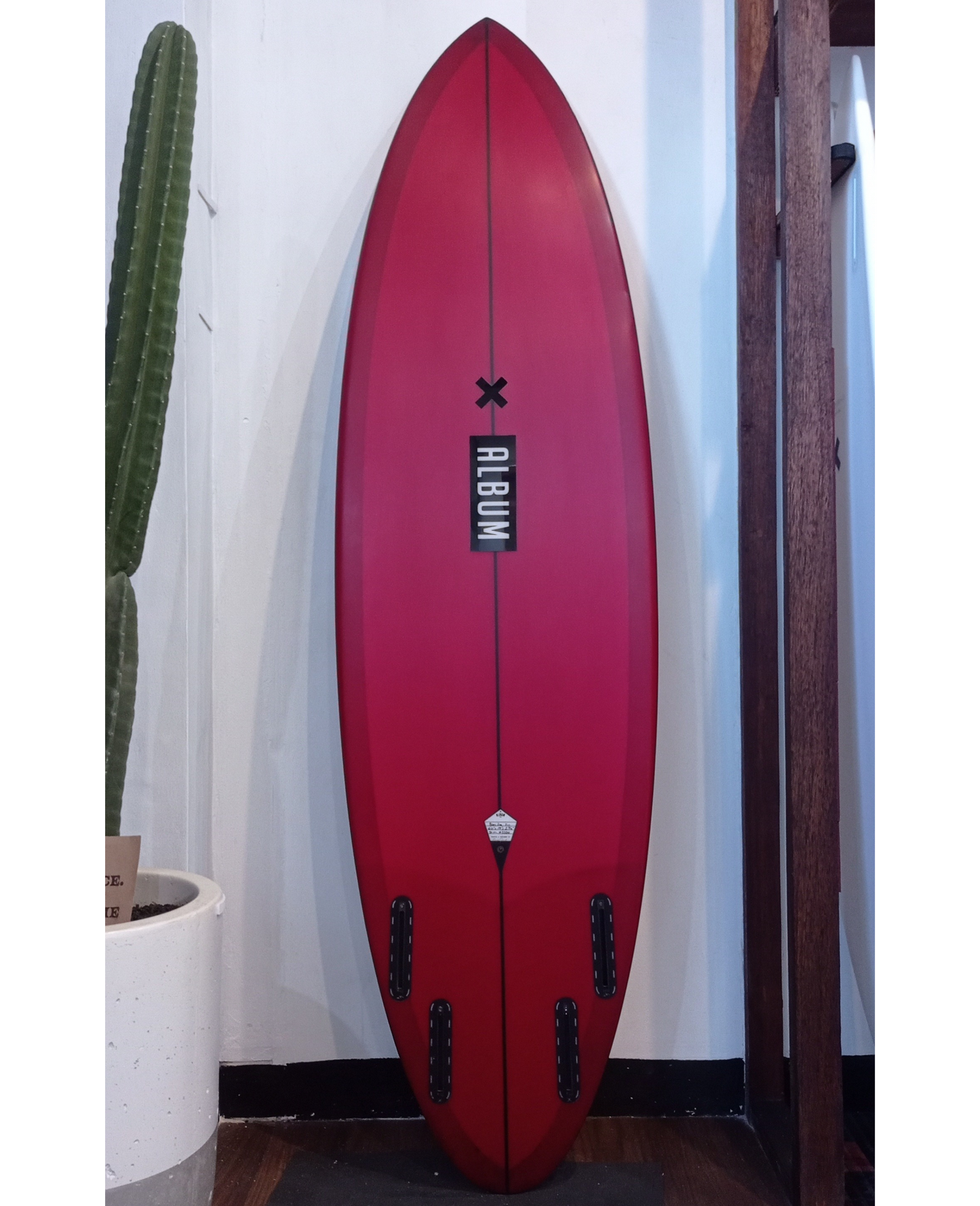6'0 BOMDIA PINTAIL MAROON TINT