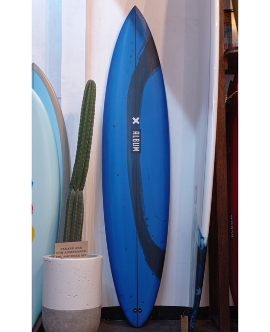 7'4 INSANITY PIN BLUE BLACK STRIPE