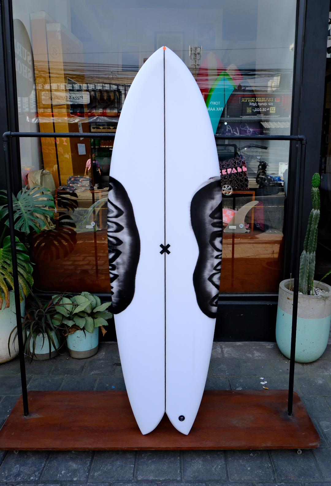 5'8 VEEBEE CLEAR ABSTRACT