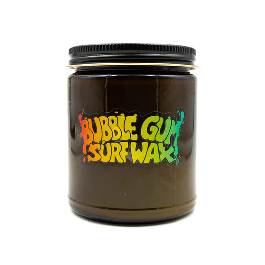 BUBBLE GUM GLASS CANDLE SEA SALT