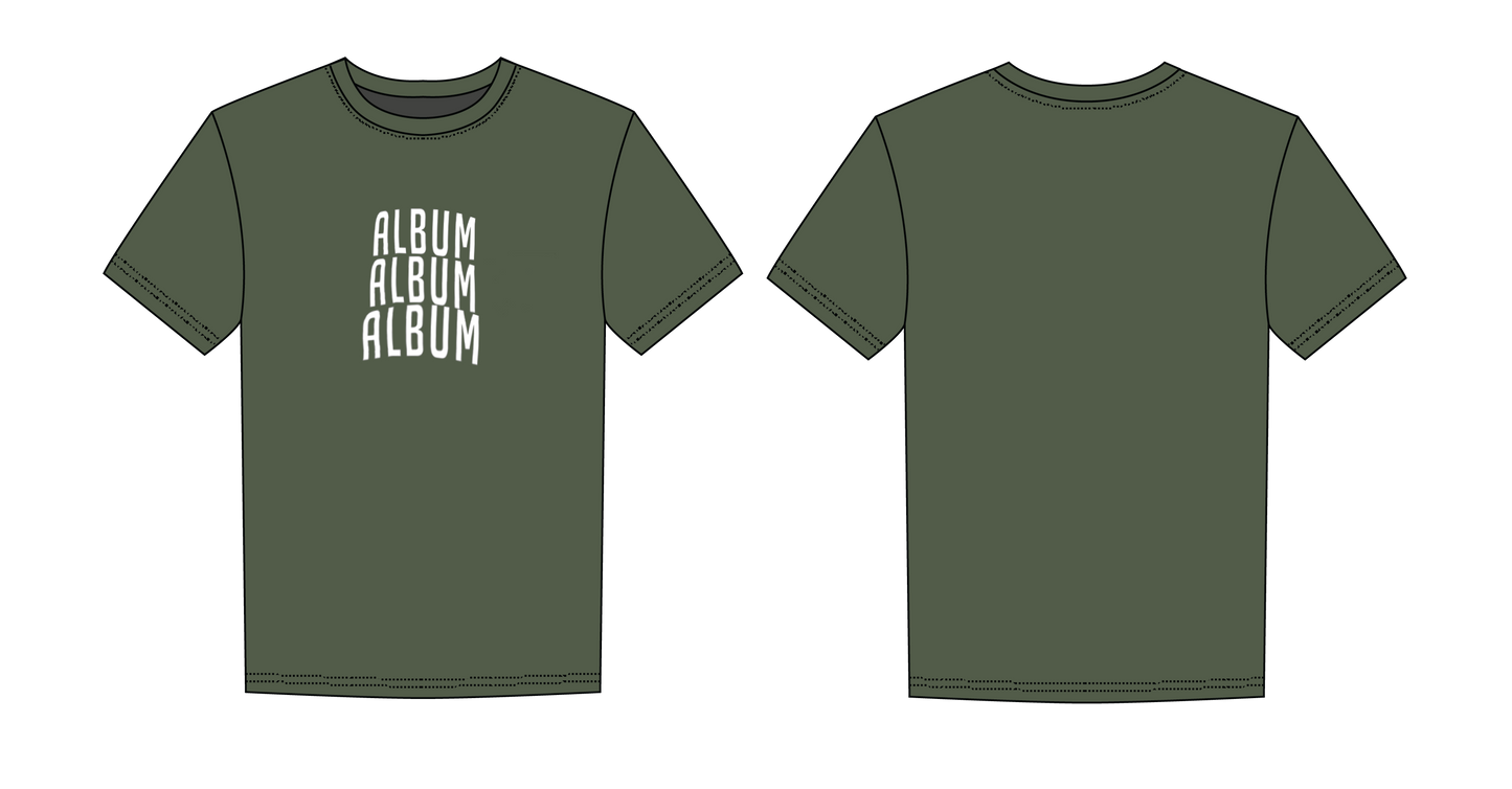 T-SHIRT ALBUM STACK TEE