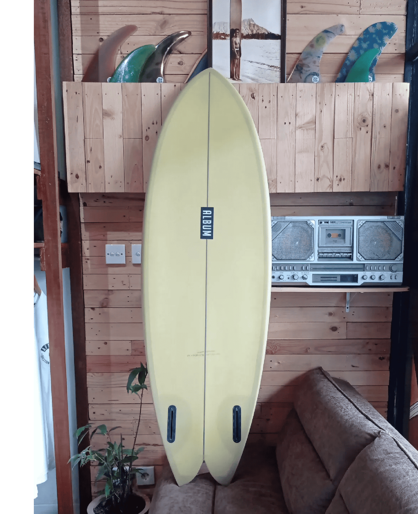 LIGHTBENDER 5'6 PASTEL YELLOW